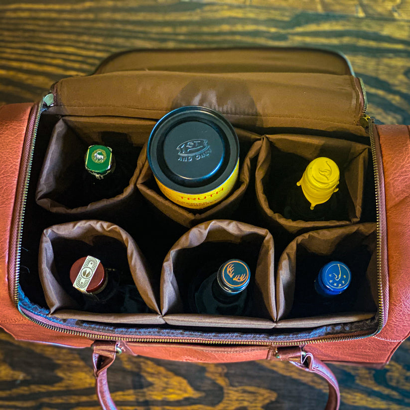 6 Bottle Whiskey Carrier/Bag - Bourbon Real Talk